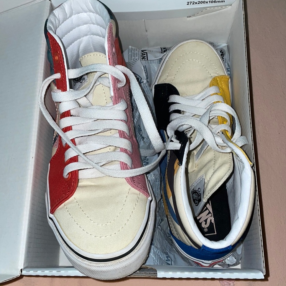 abstract vans shoes